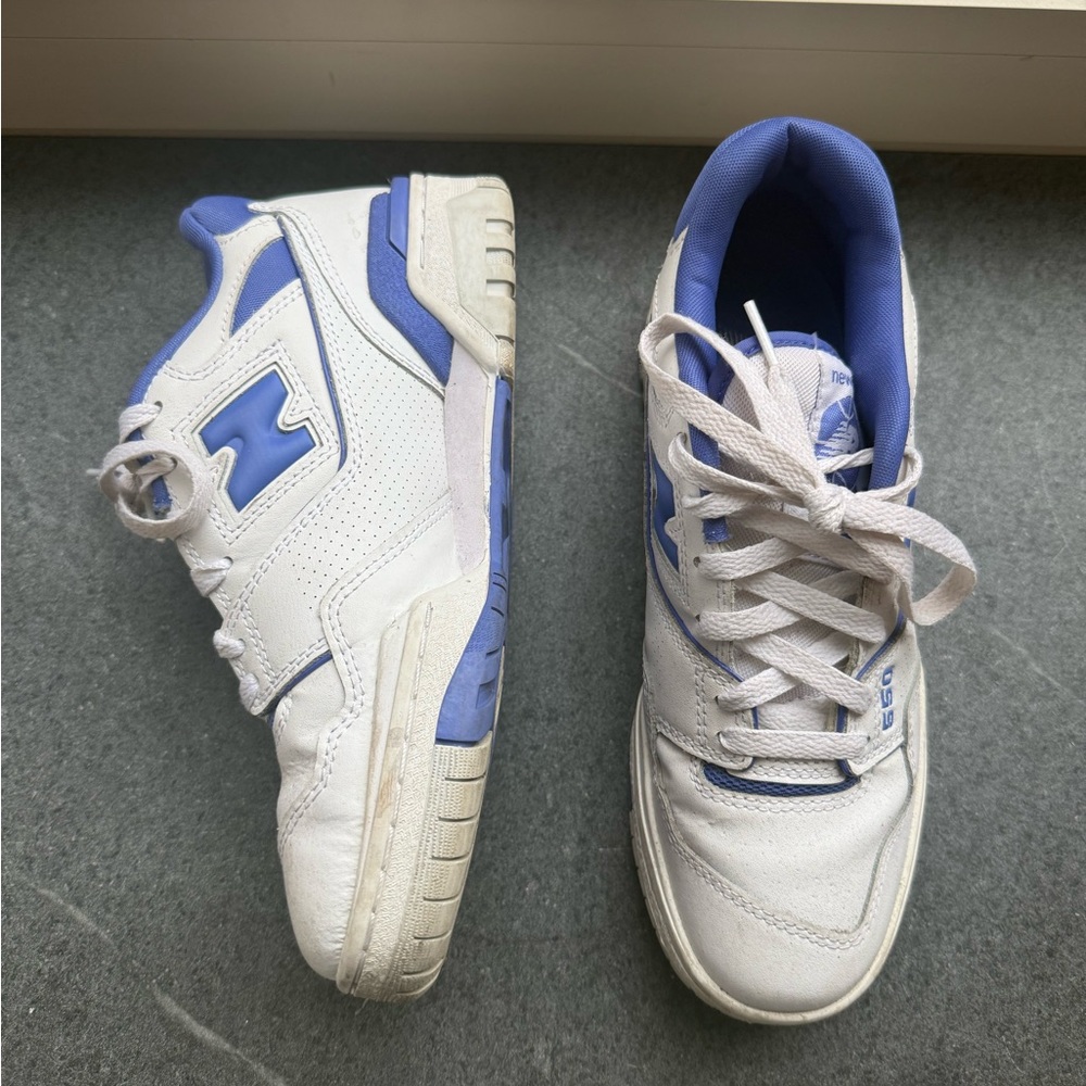 New Balance 550 'White Aura' Indigo Sneakers 7.5